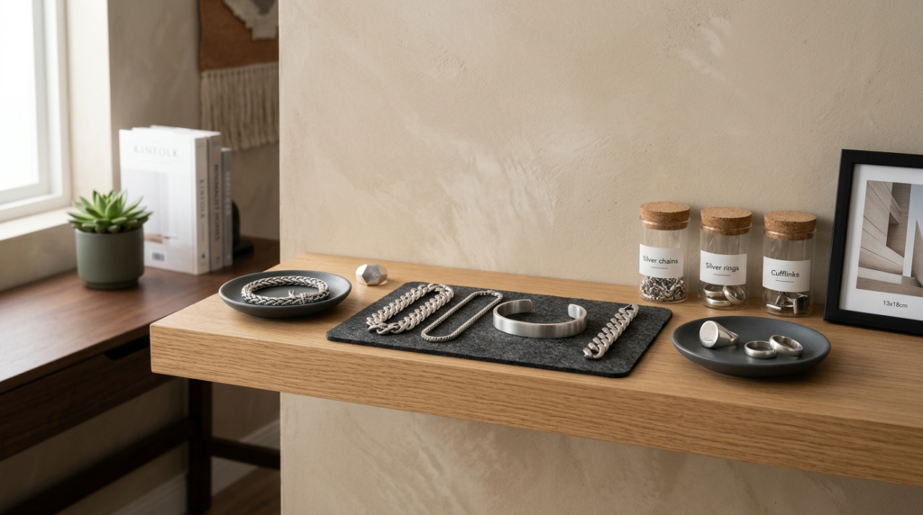Contemporary interior design photography, 16:9 aspect ratio.