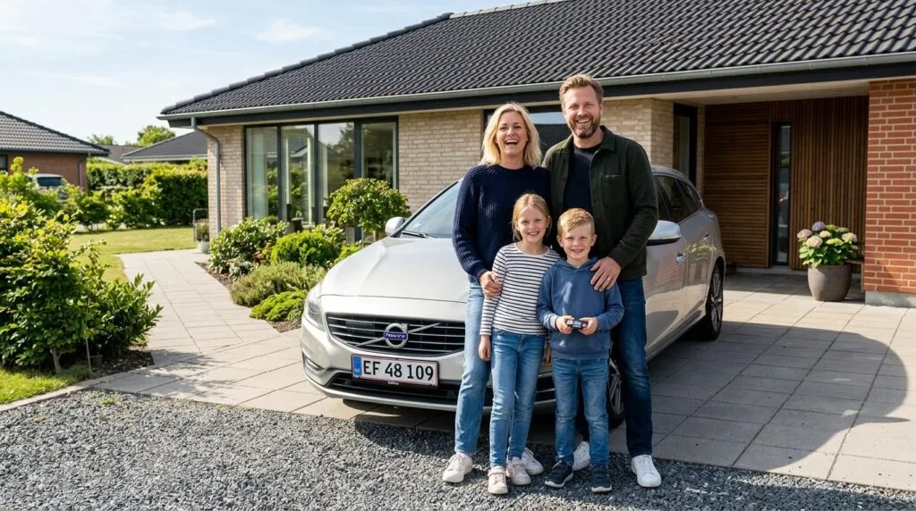 Sådan går familien fra to biler til én